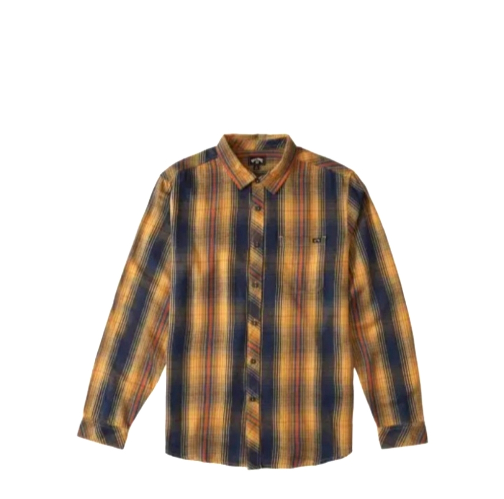 BillabongCoastline Check Flannel Button-Up Shirt